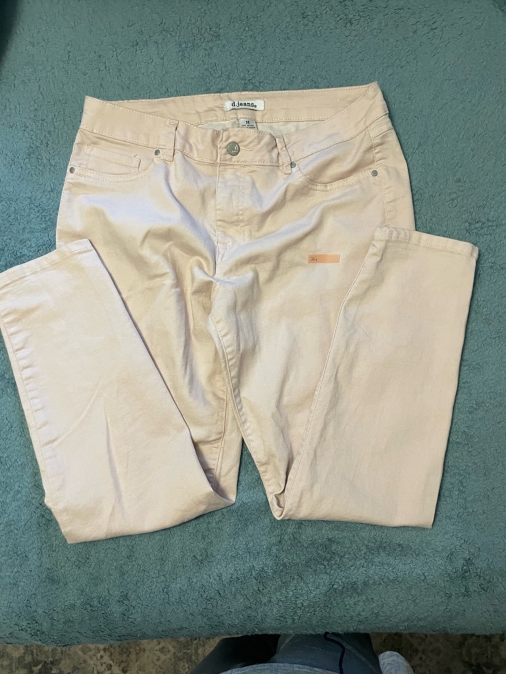 d. jeans Pale Pink Skinny Jeans